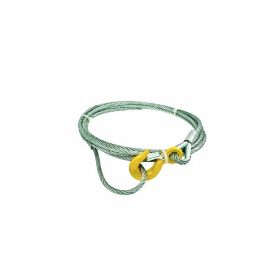 Sufa otel 8 mm, 4m cu carlig pentru tractat